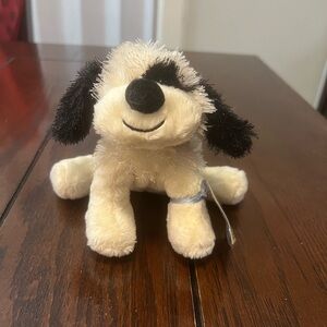 Ganz Webkinz Lil’Kinz B&W Cheeky Dog HS192 Plush Stuffed Animal